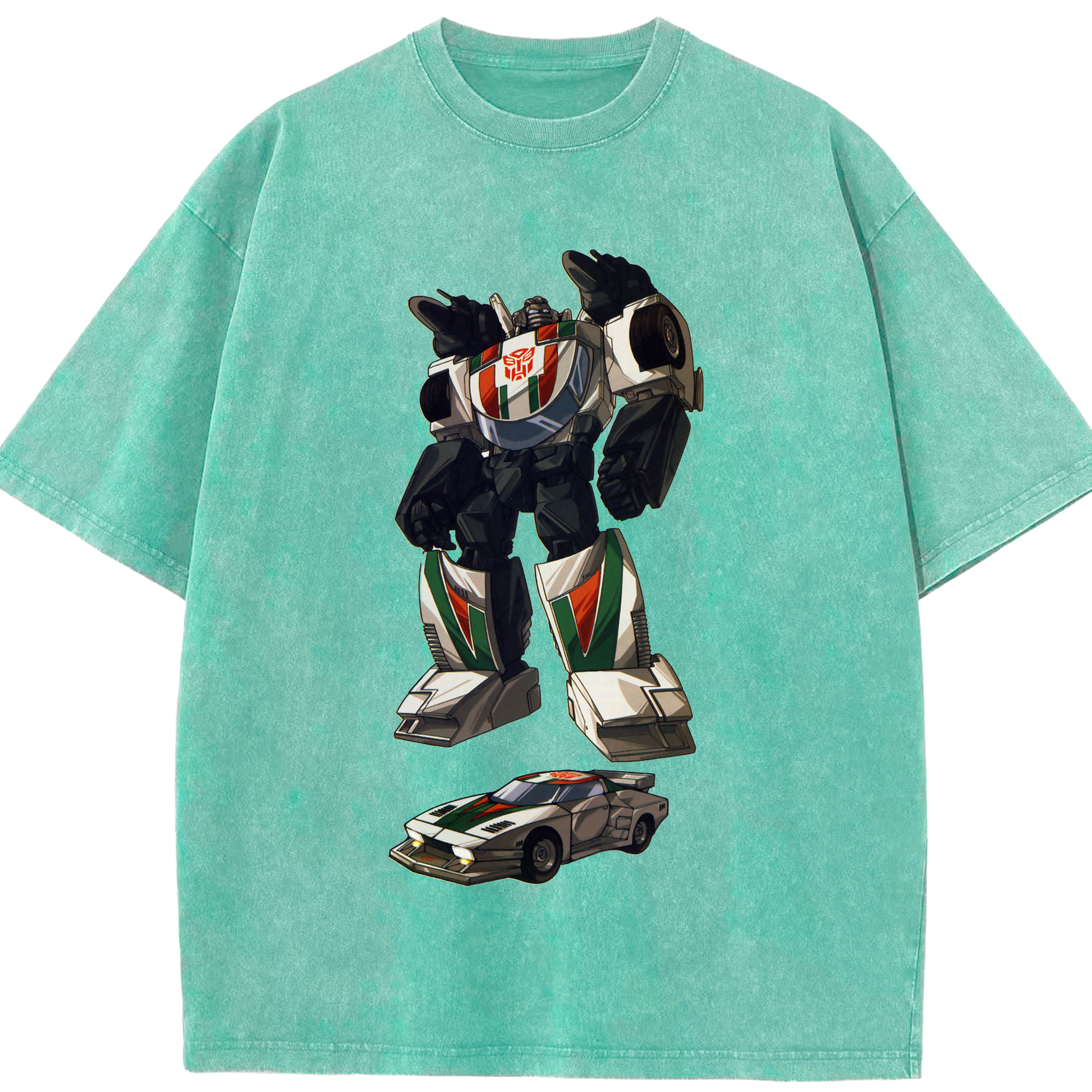 （画像用）  綿100% ヴィンテージ風 半袖Tシャツ（フロントプリント）